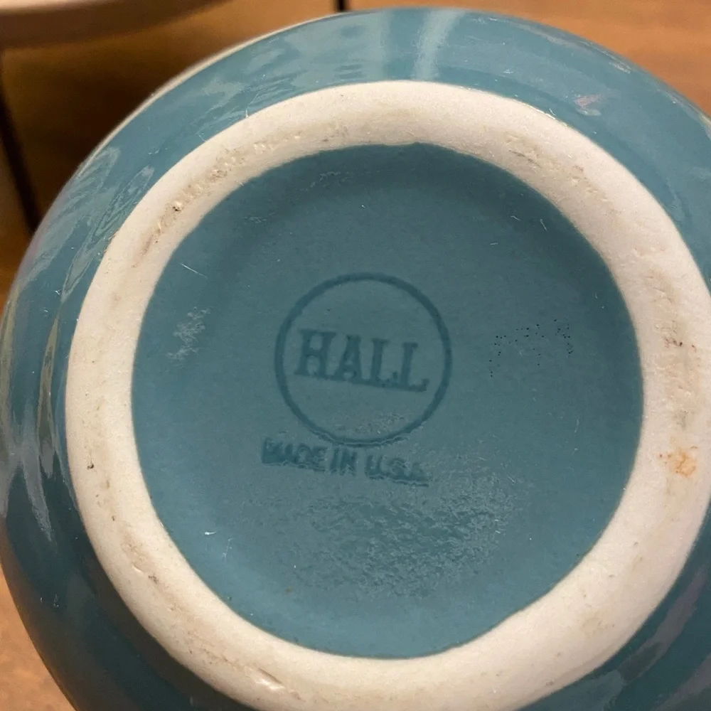 HALL Creamer China Pitcher Vintage